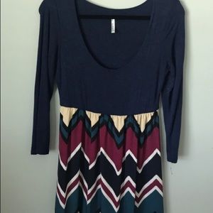 Chevron Maxi Dress